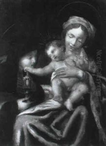 The Madonna And Child With Saint Clare