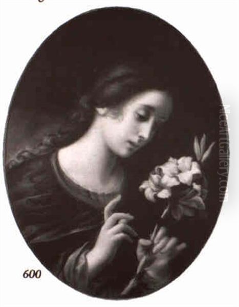 Portrait Of Maiden With A Lily - view 1
