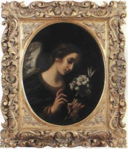Angel Holding A Flower