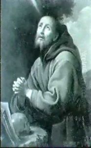 Saint Francois En Priere by Carlo Dolci