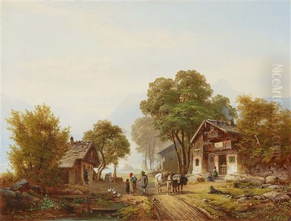 Bauernhauser Am Seeufer - view 1
