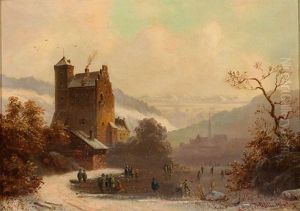 'parthie In Sud-tyrol Taufers' by Anton Doll