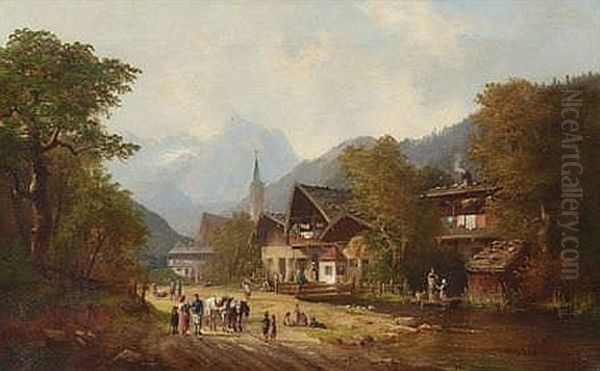 Strasenszene In Partenkirchen - view 1