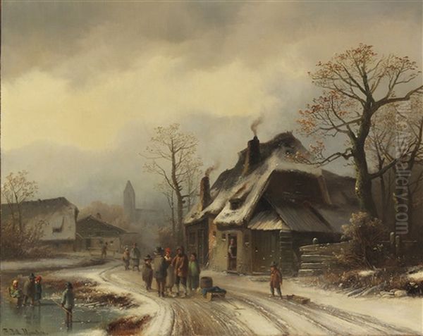 Winterliche Dorfansicht - view 1