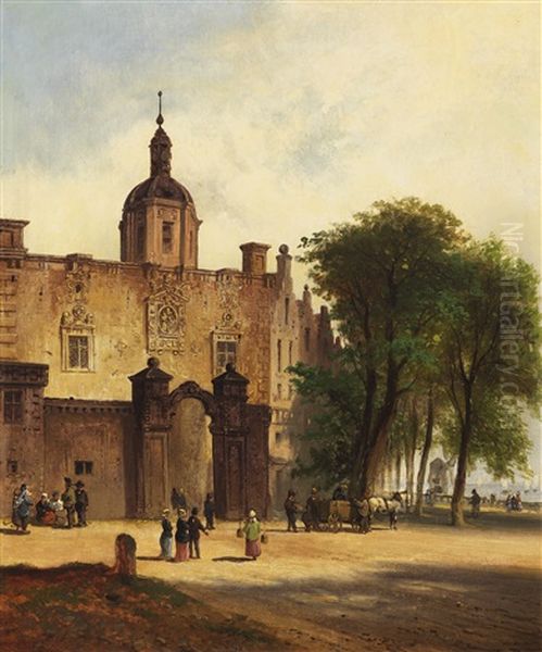 Ansicht Des Groothoofdspoort In Dordrecht - view 1