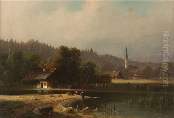 Sommertag An Einem Oberbayerischen See - view 1