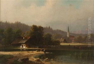 Sommertag An Einem Oberbayerischen See