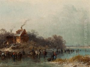 On A Frozen River by Anton Doll