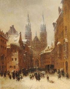 Dom In Wurzburg by Anton Doll