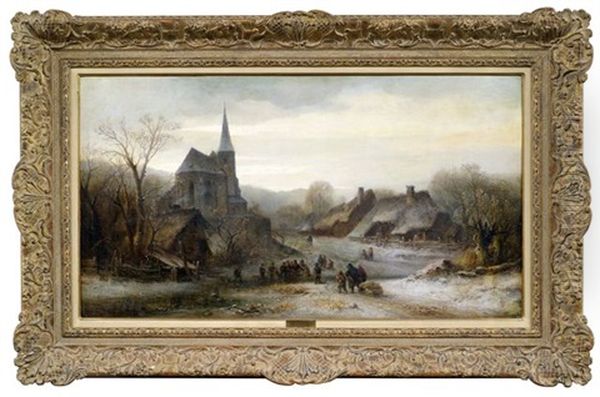 Winterliches Kirchdorf - view 1