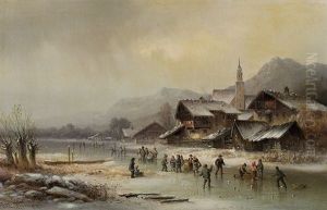 St. Valentin In Tirol by Anton Doll