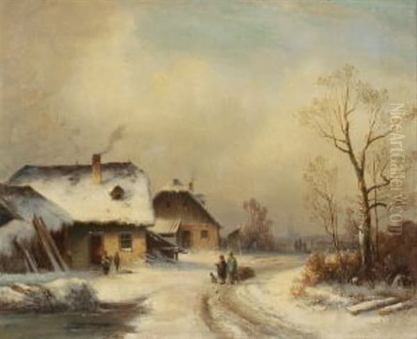 Dorfstrase Im Winter - view 1