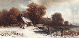 Winter An Einem Oberbayerischen See