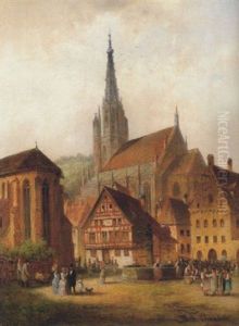 Ansicht Von Esslingen by Anton Doll