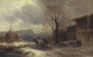 Motiv Aus Hohendorf Bei Murnau Im Bairischen Gebirge