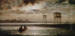 Ostreichische Granzwachposten Im Bodensee by Anton Doll