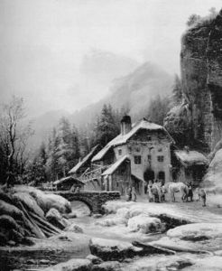 Hammerschmiede Bei Kufstein In Tirol Im Winter