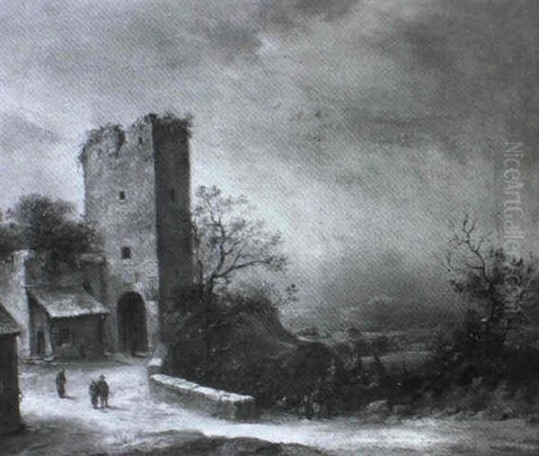 Burgruine Auf Einer Anhohe - view 1