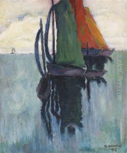 Windstille by Eduard Dollerschell