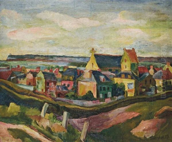 Blick Auf Eine Stadt Am Meer - view 1