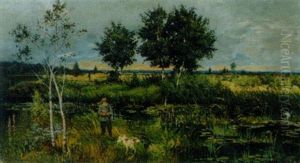 Entenjagd by Eduard Dollerschell