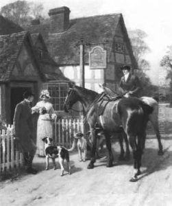 Tea-time, The Bell Inn by John Charles Dollman