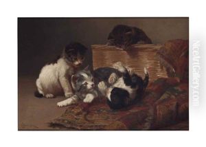 Kittens At Play by John Henry Dolph