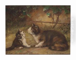 Two Cats by John Henry Dolph