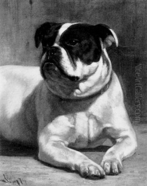The Faithful Companion / Portrait Of A Bulldog - view 1