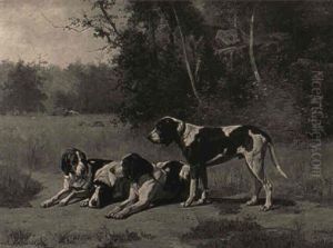 Hounds At Rest by John Henry Dolph