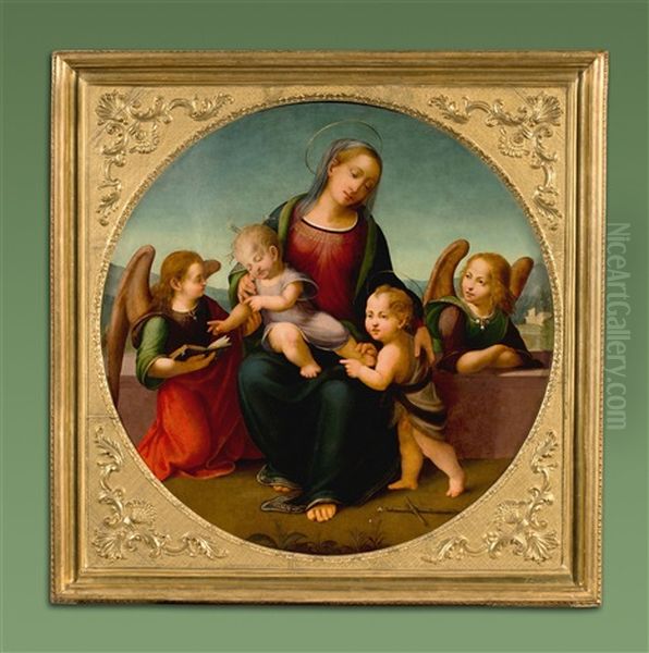 Tondo: "maria Mit Dem Kind Und Dem Johannesknaben" - view 1