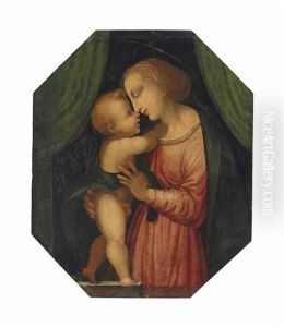 The Madonna And Child by Mariotto Dolzemele