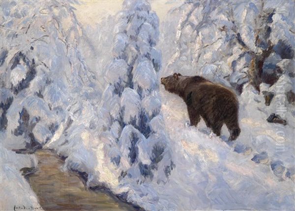 Bar In Winterlandschaft - view 1