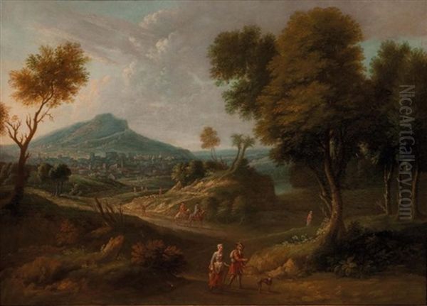 Paysage Avec Promeneurs - view 1