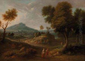 Paysage Avec Promeneurs