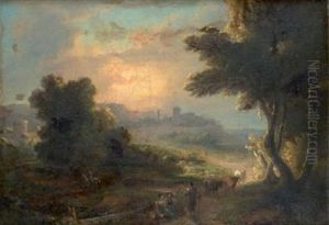 Paysage Aux Promeneurs