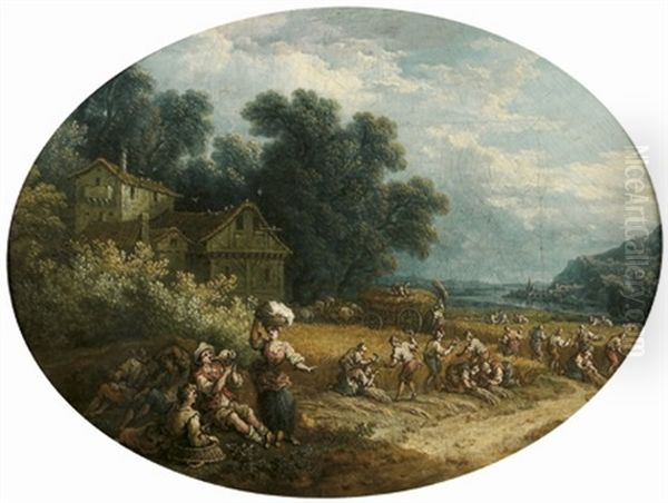 Les Moissons Ou Allegorie De L'ete - view 1