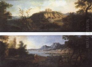 Paysage Au Lac by Pierre Salomon Domenchin de Chavanne