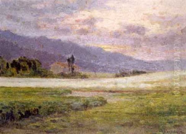 Paisaje De Olot Al Atardecer - view 1