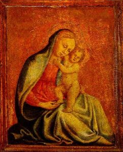Madonna And Child by Domenico Di Michelino
