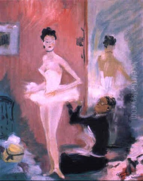 Ballerina Vor Dem Auftritt - view 1