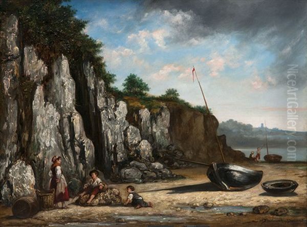 Dinard (abend Am Strand) - view 1