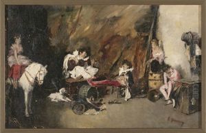Escena Circense by Francisco Domingo Marques