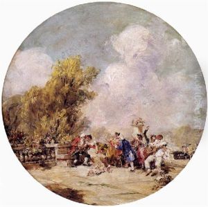 Escena Galante by Francisco Domingo Marques