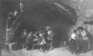 Tavern Scene by Francisco Domingo Marques