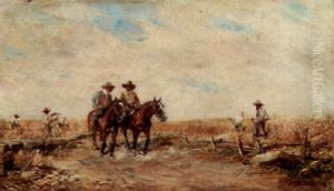 Riding Among The Field Workers by Francisco Domingo Marques