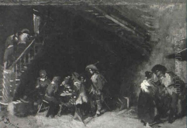 Cavaliers In A Tavern - view 1
