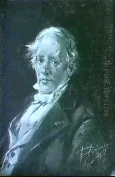 Portrait Of The Artist, Small Half Length, In A Blue Coat - view 1