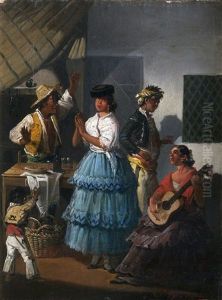 El Baile by Joaquin Dominguez Becquer