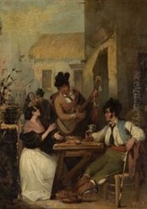 En La Taberna by Joaquin Dominguez Becquer